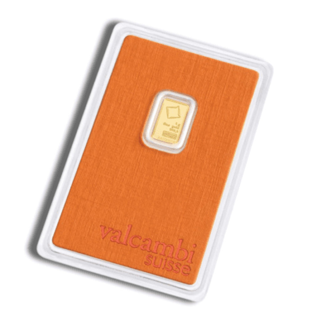 1 Gram Valcambi Suisse Gold Bar