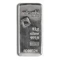 1 Kilo Valcambi Suisse Cast Silver Bar (with Assay)