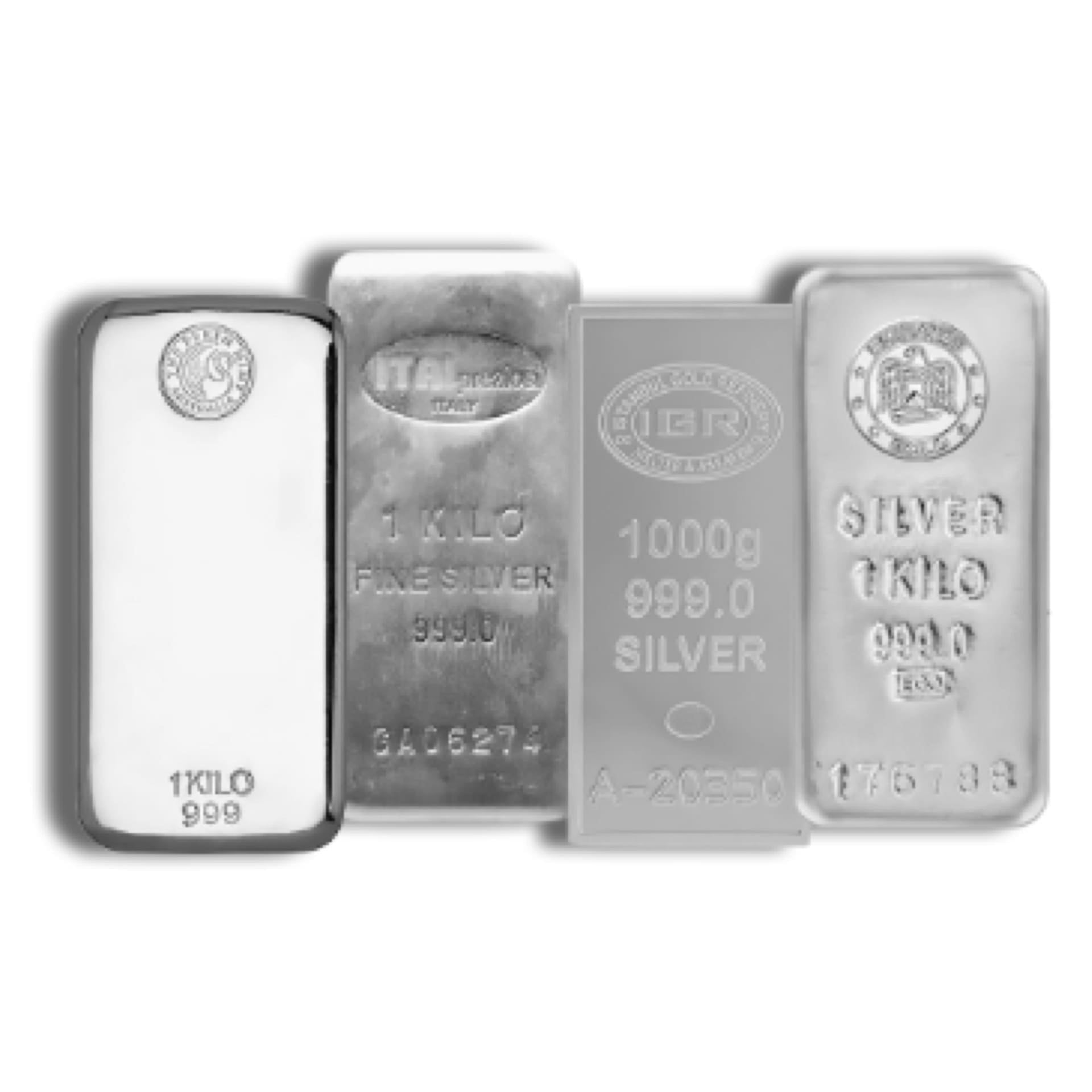 1 Kilo Silver Bar - Varied Mints - American Rare Coin and Collectibles