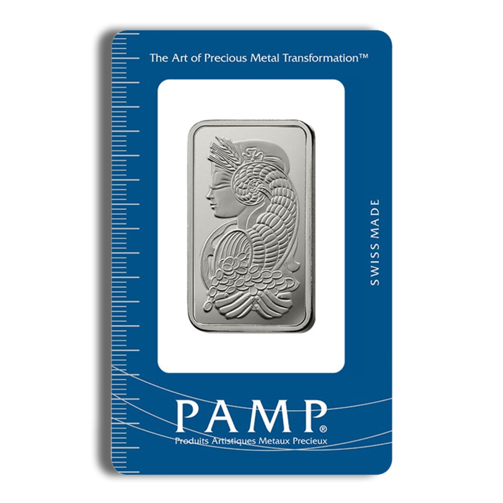 1 oz PAMP Platinum Bar (with Assay)