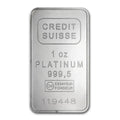 1 oz Credit Suisse Platinum Bar (with Assay) - amrarecoin.com