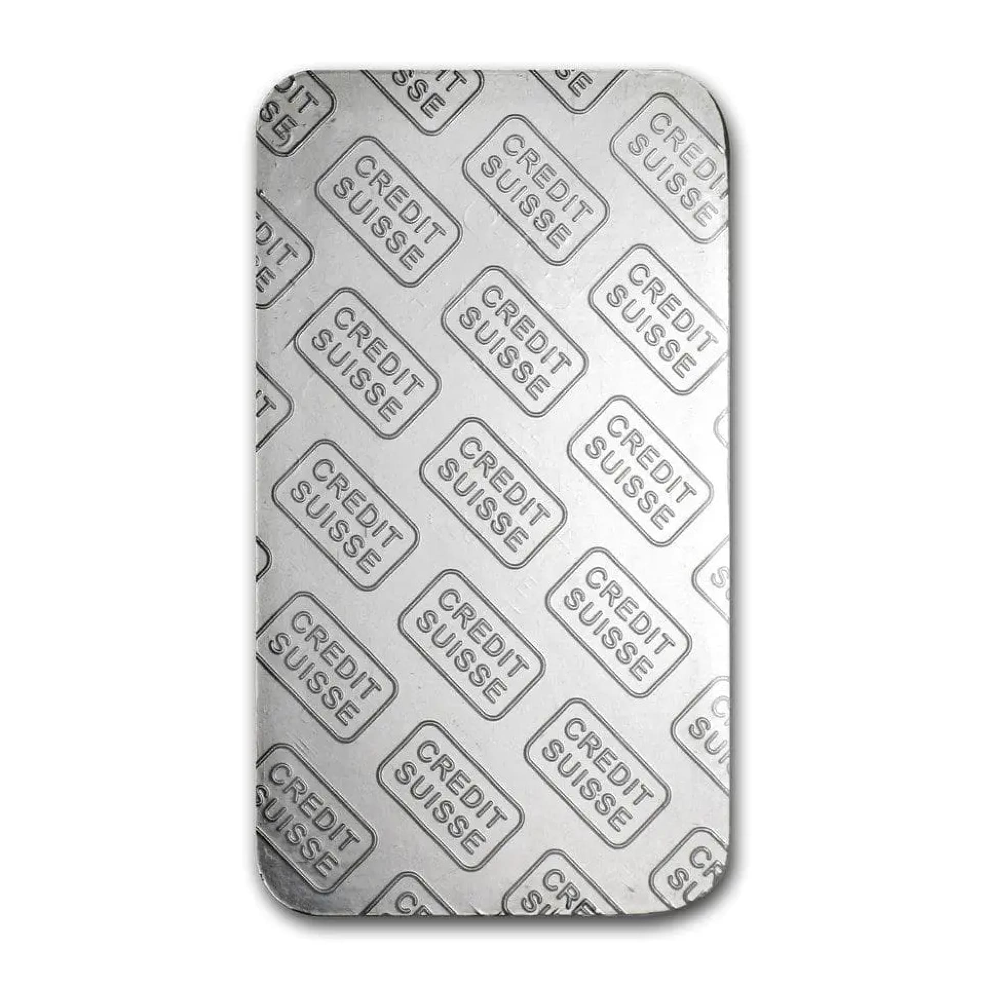 1 oz Credit Suisse Platinum Bar (with Assay) - amrarecoin.com