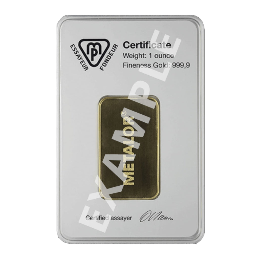 1 oz New Gold Bars Our Choice - American Rare Coin and Collectibles