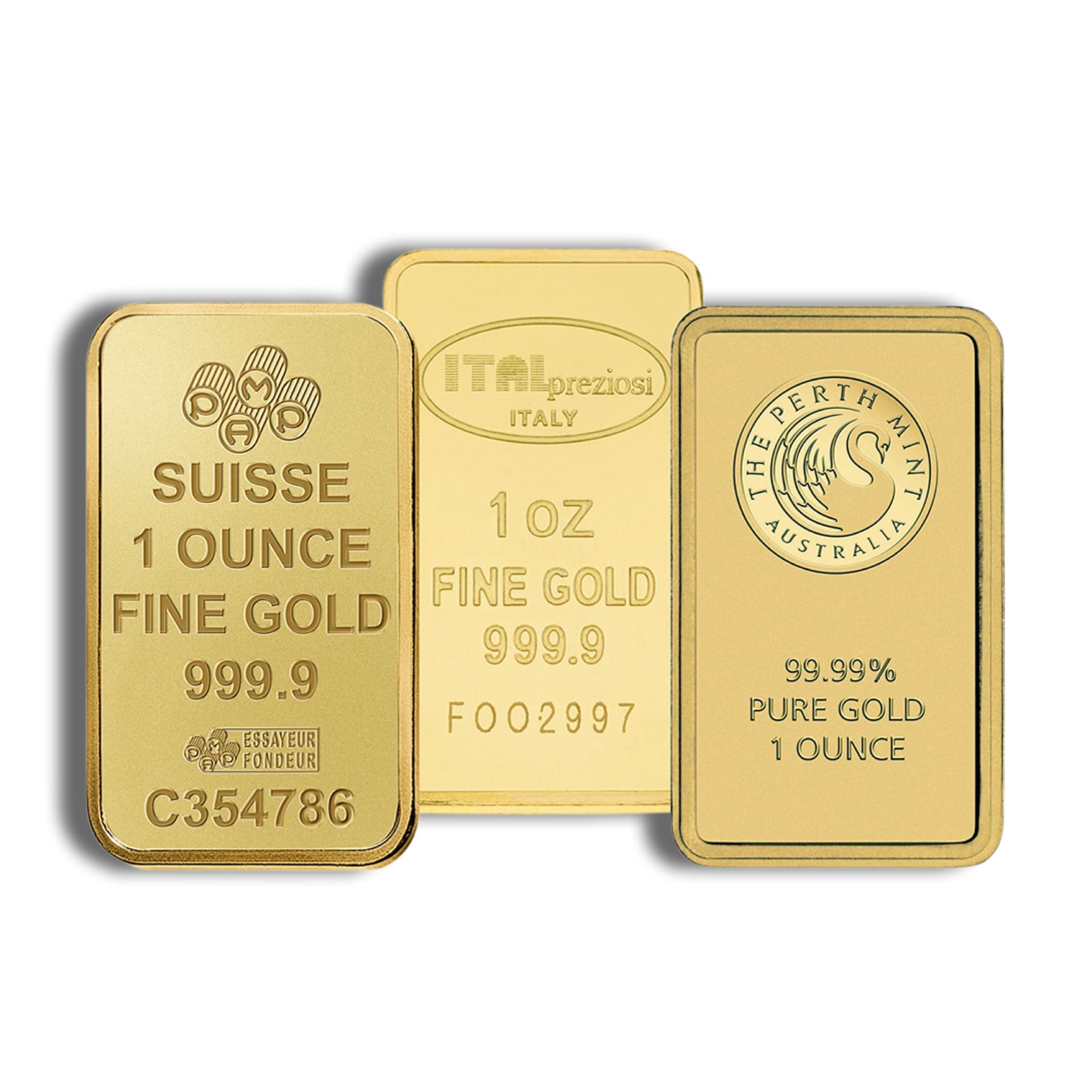 1 oz New Gold Bars Our Choice - amrarecoin.com
