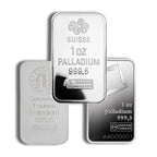1 oz Palladium Bar - Varied Mints - American Rare Coin and Collectibles