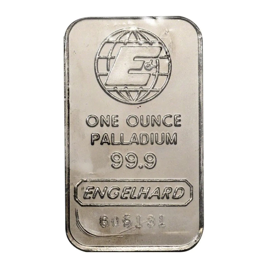 1 oz Palladium Bar - Varied Mints - American Rare Coin and Collectibles