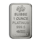1 oz PAMP Platinum Bar (with Assay) - American Rare Coin and Collectibles