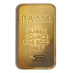 1 oz PAMP Refinery Gold Bar (with Assay) - amrarecoin.com