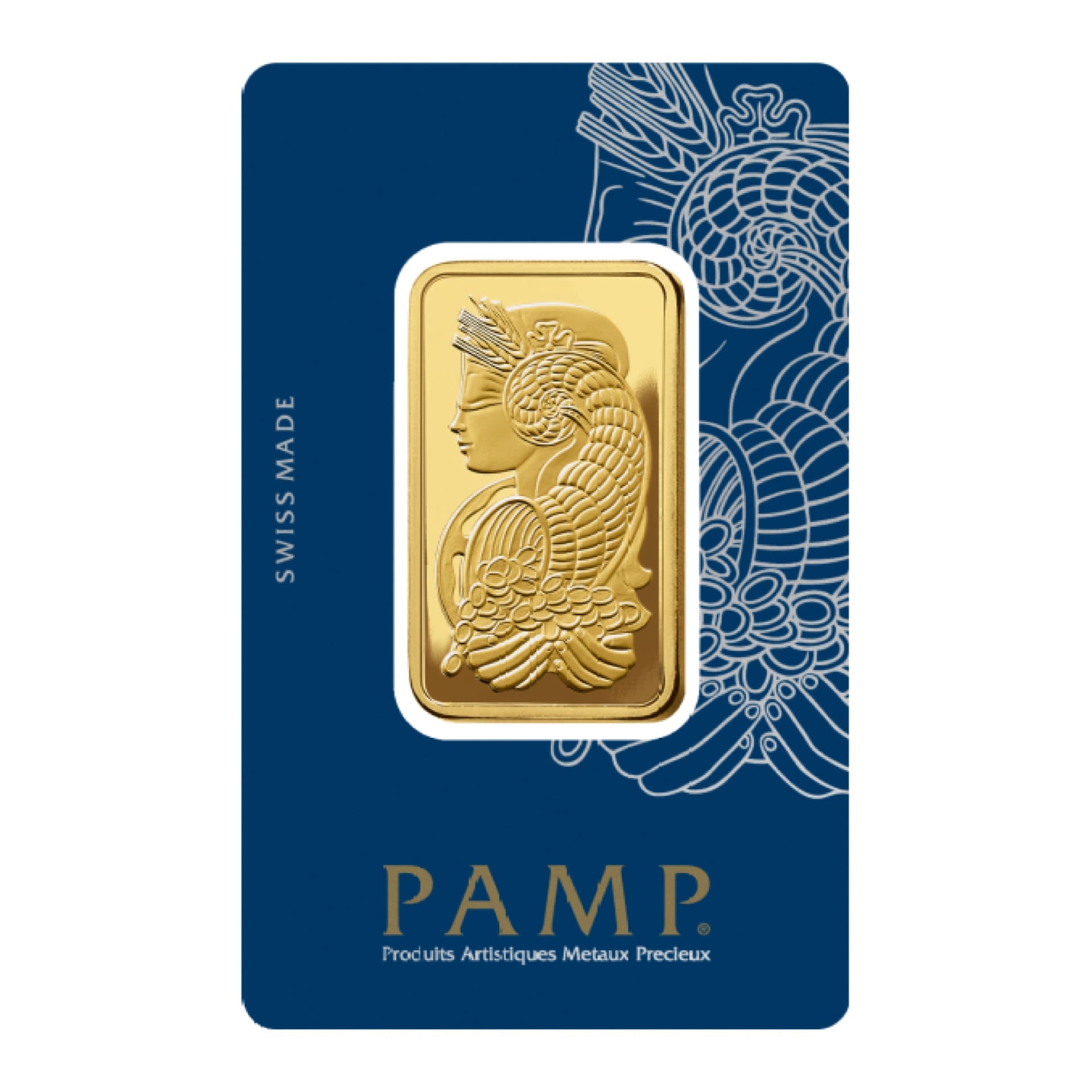1 oz PAMP Suisse Gold Bar - Lady Fortuna Veriscan - amrarecoin.com