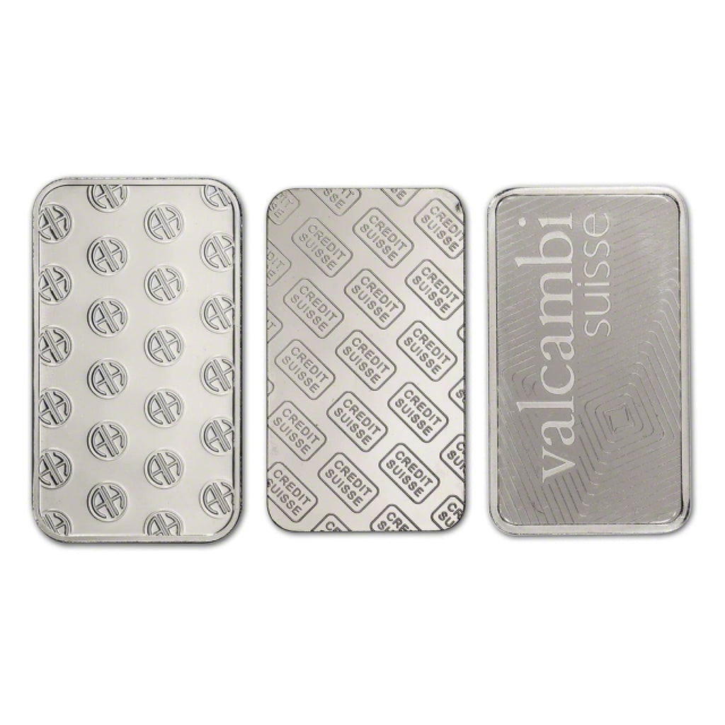 1 oz Platinum Bar - Varied Mints - American Rare Coin and Collectibles