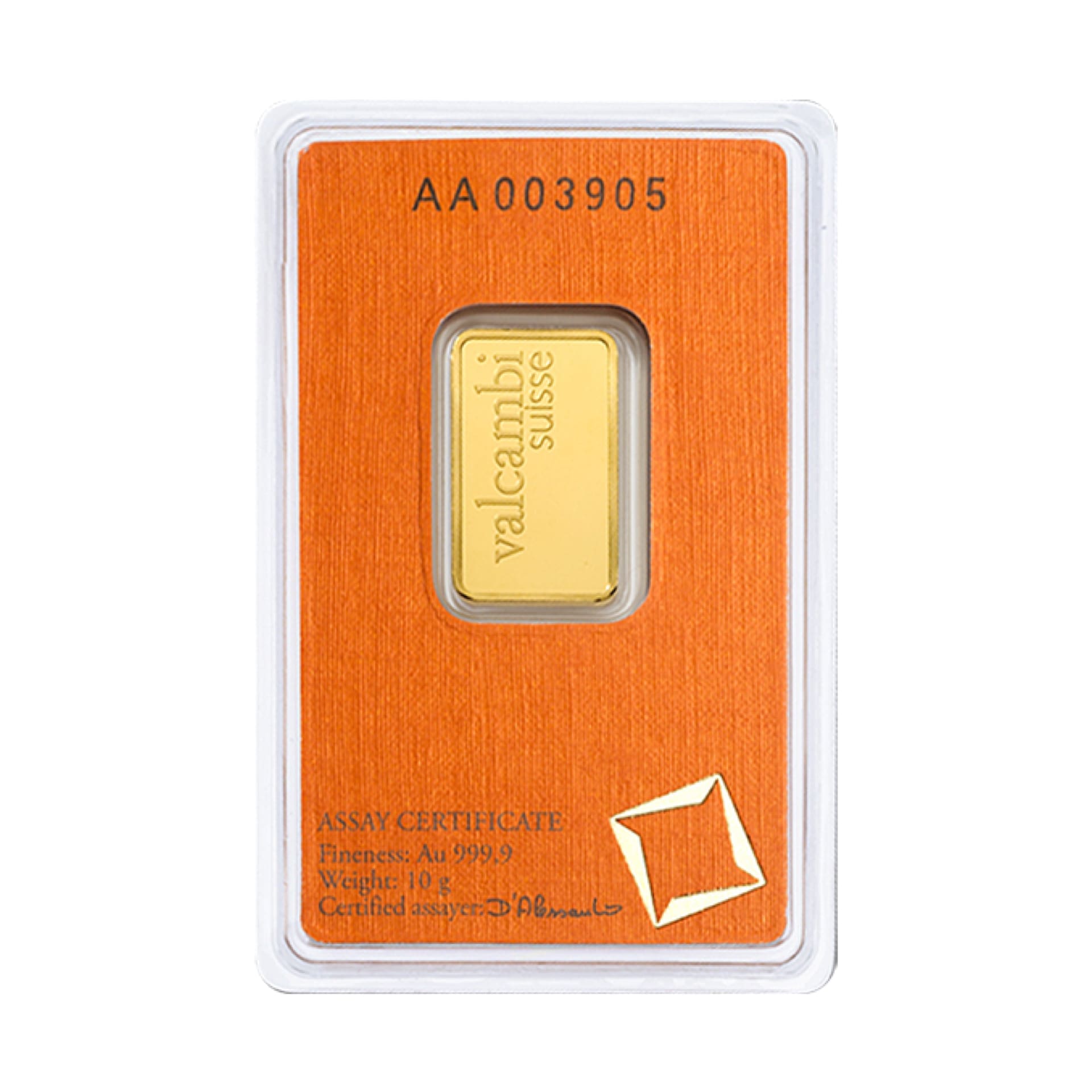 10 Gram Valcambi Suisse Gold Bar - amrarecoin.com