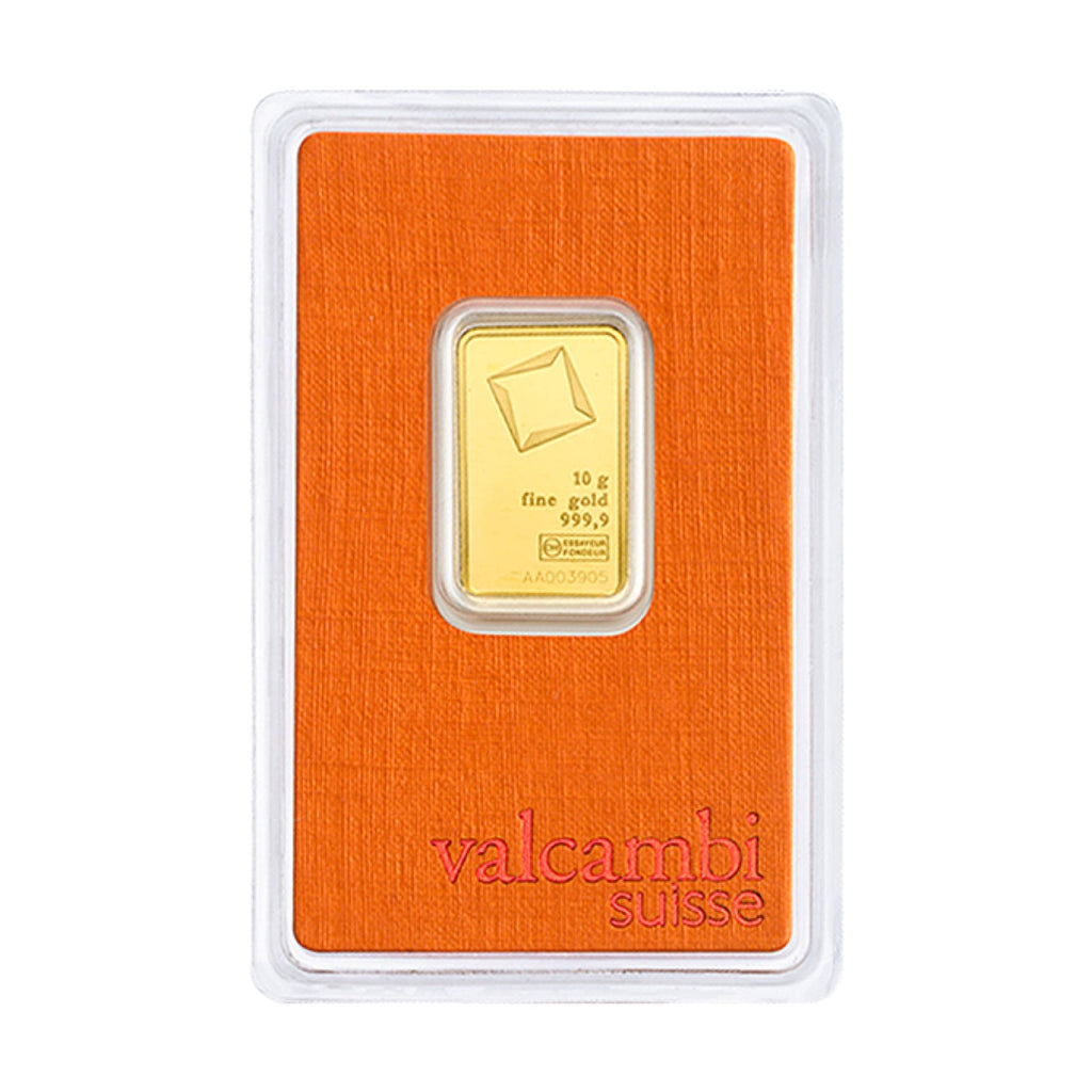 10 Gram Valcambi Suisse Gold Bar - amrarecoin.com