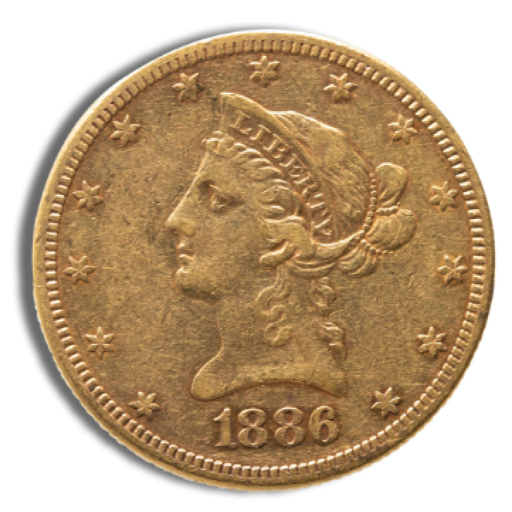 $10 Liberty Gold Eagle - VF (1866 - 1907) - amrarecoin.com