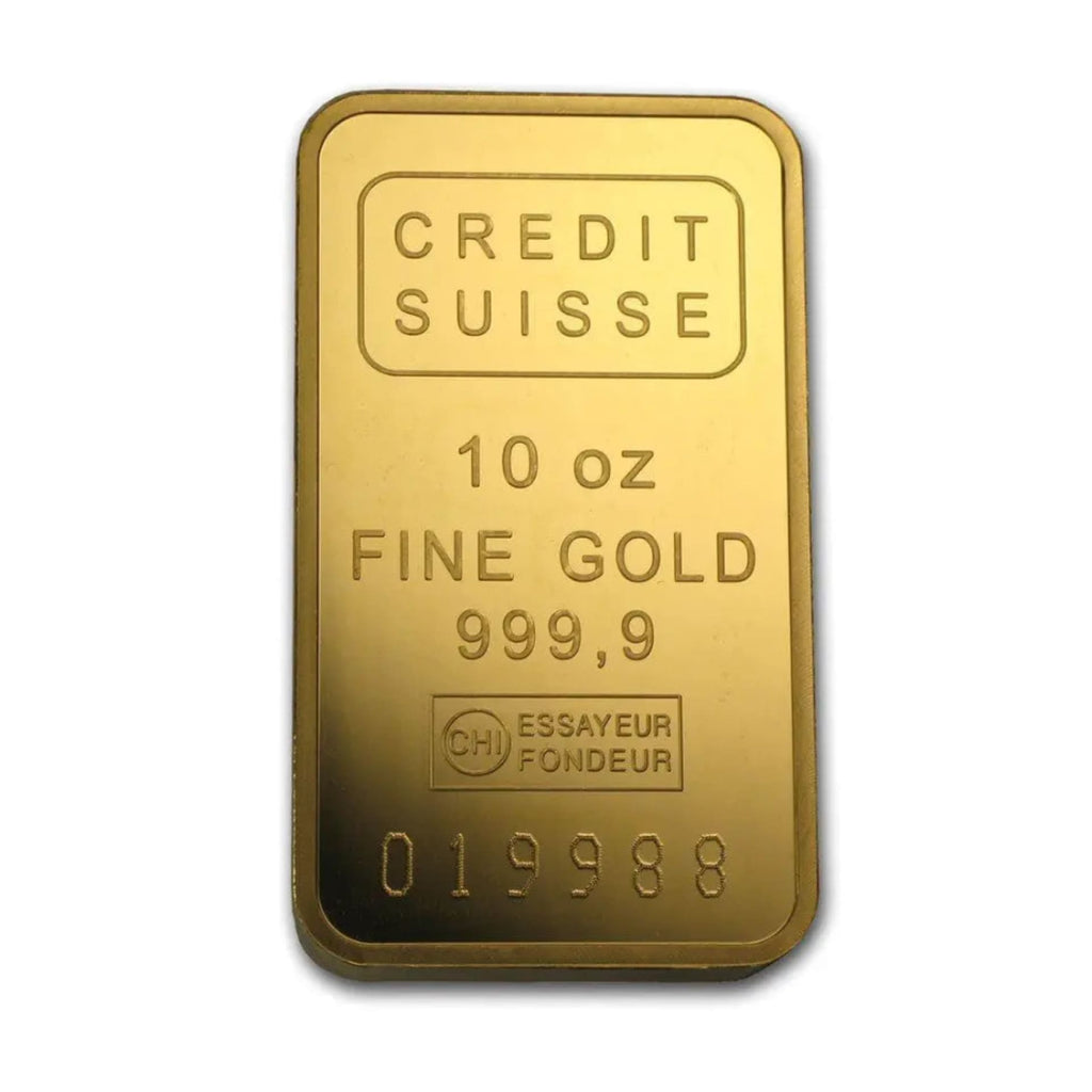 10 oz Credit Suisse Gold Bar - amrarecoin.com