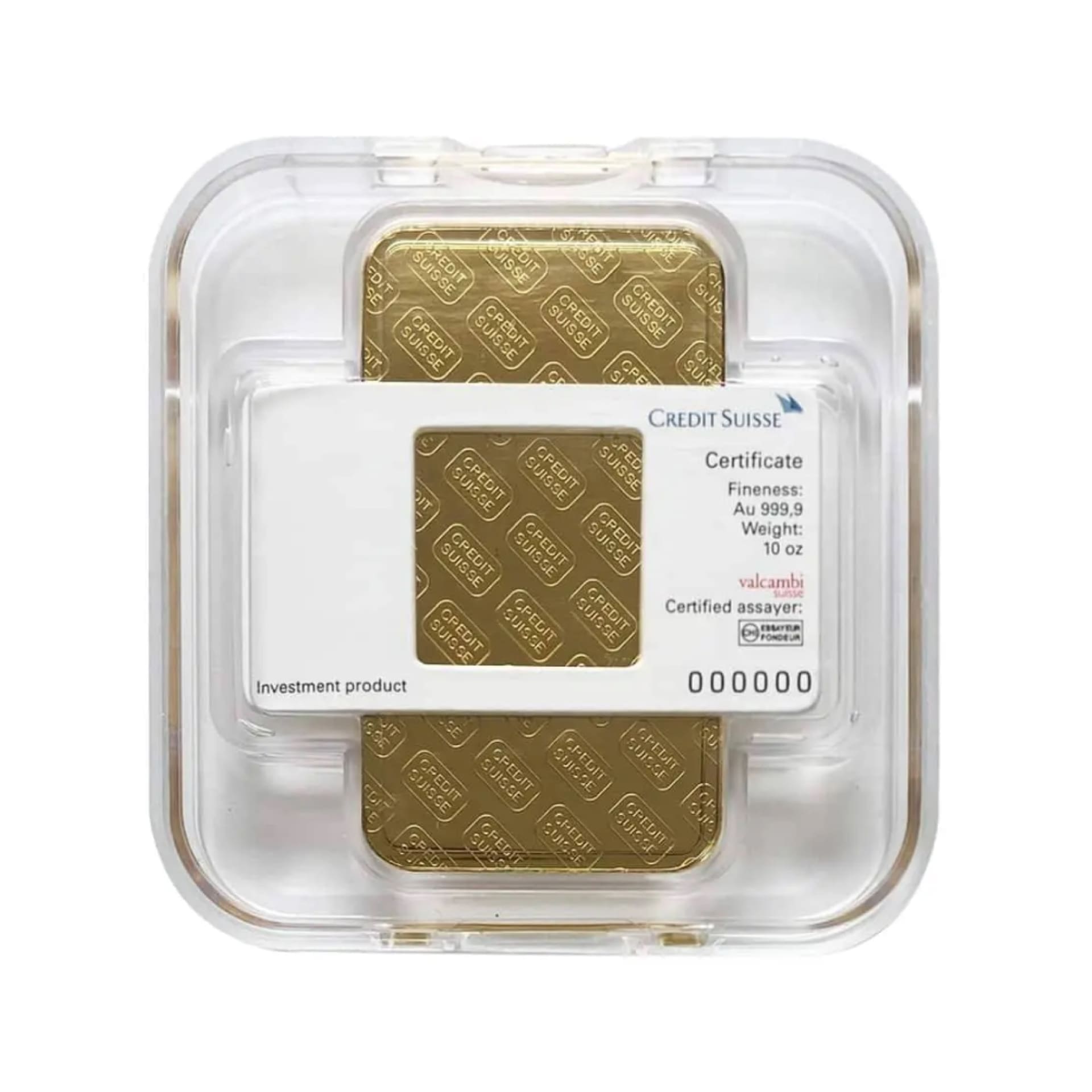 10 oz Credit Suisse Gold Bar - amrarecoin.com
