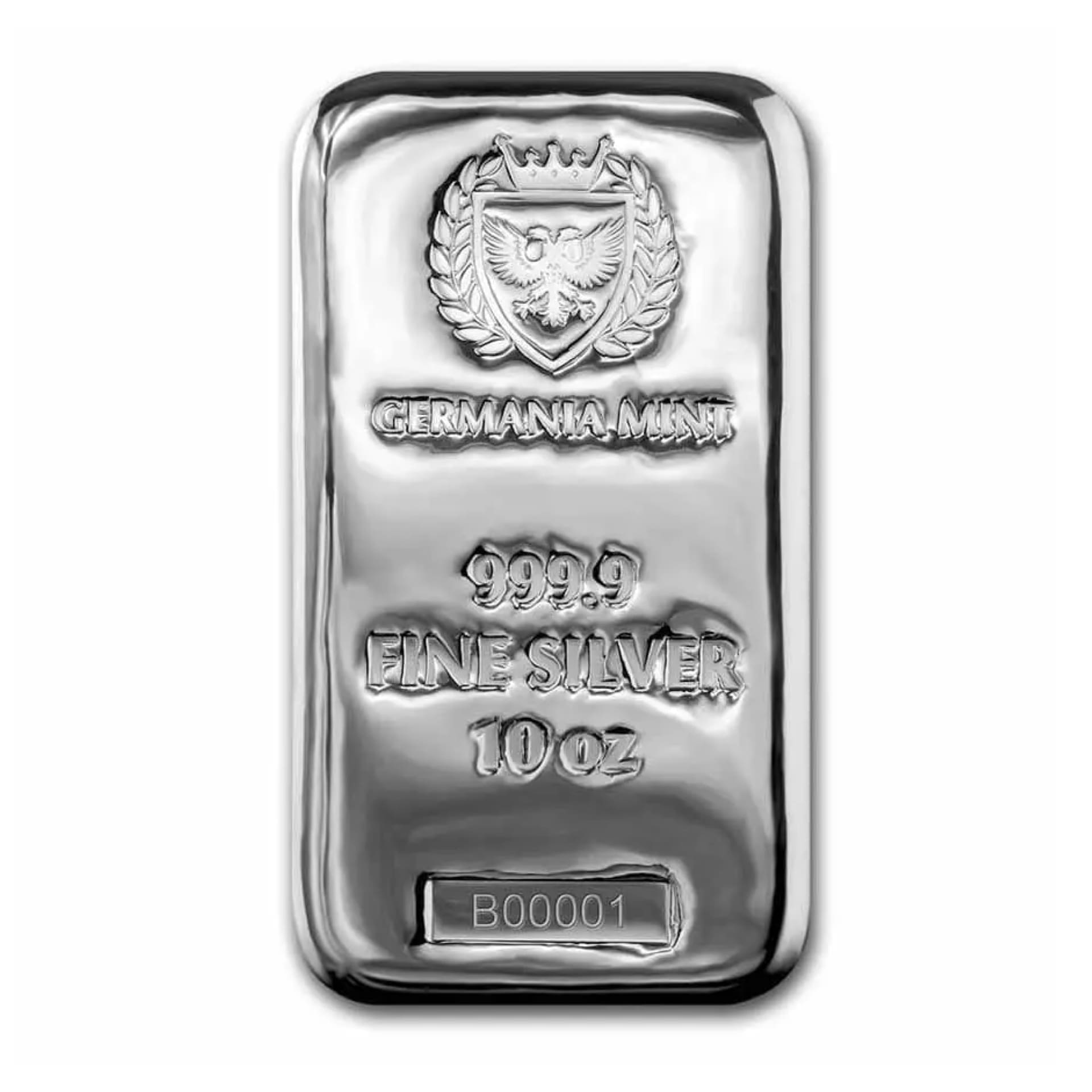 10 oz Germania Cast Silver Bar - amrarecoin.com