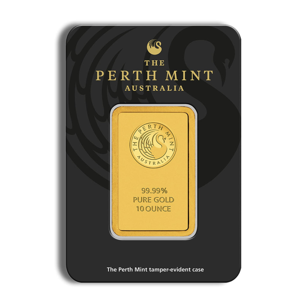 10 oz Perth Mint Gold Bar - American Rare Coin and Collectibles