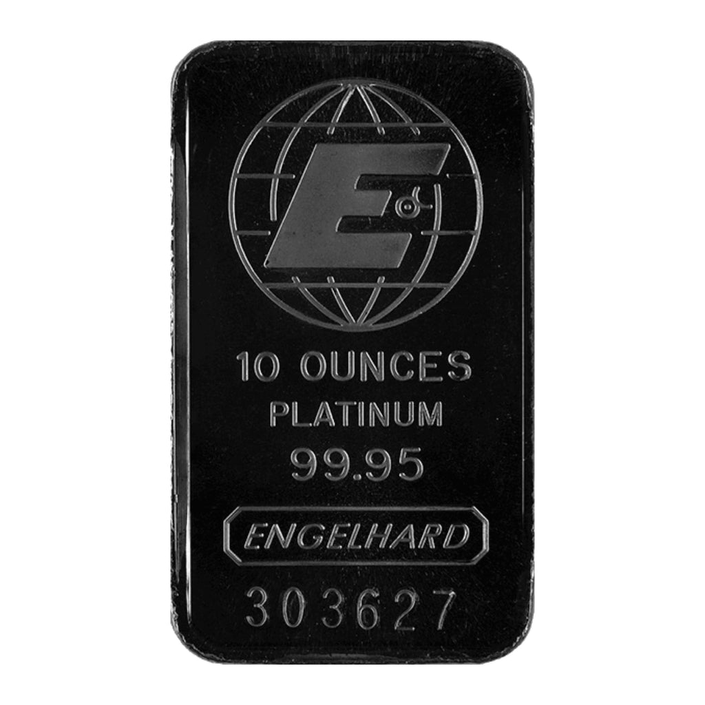 10 oz Platinum Bar - Varied Mints - amrarecoin.com