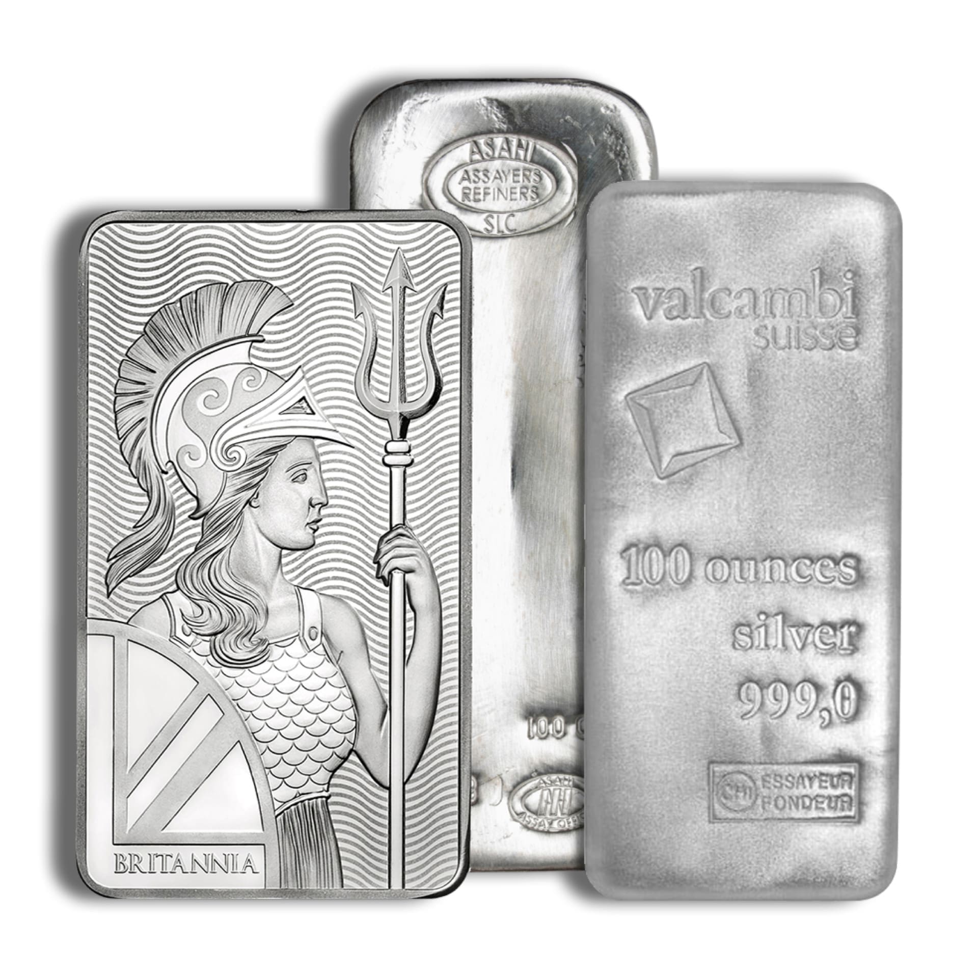 100 oz Silver Bar - Varied Mints - amrarecoin.com