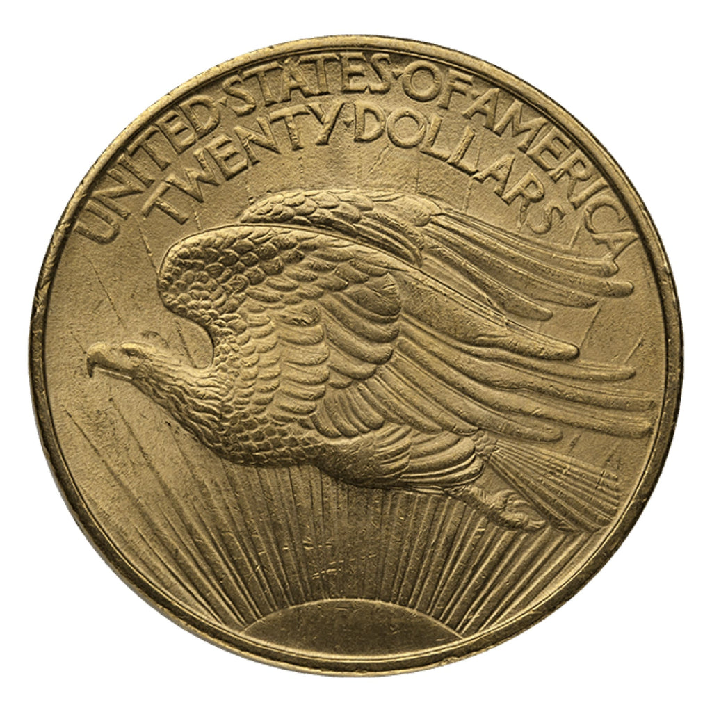 $20 St. Gaudens Double Eagle Gold Coin - VF (1907-1933)