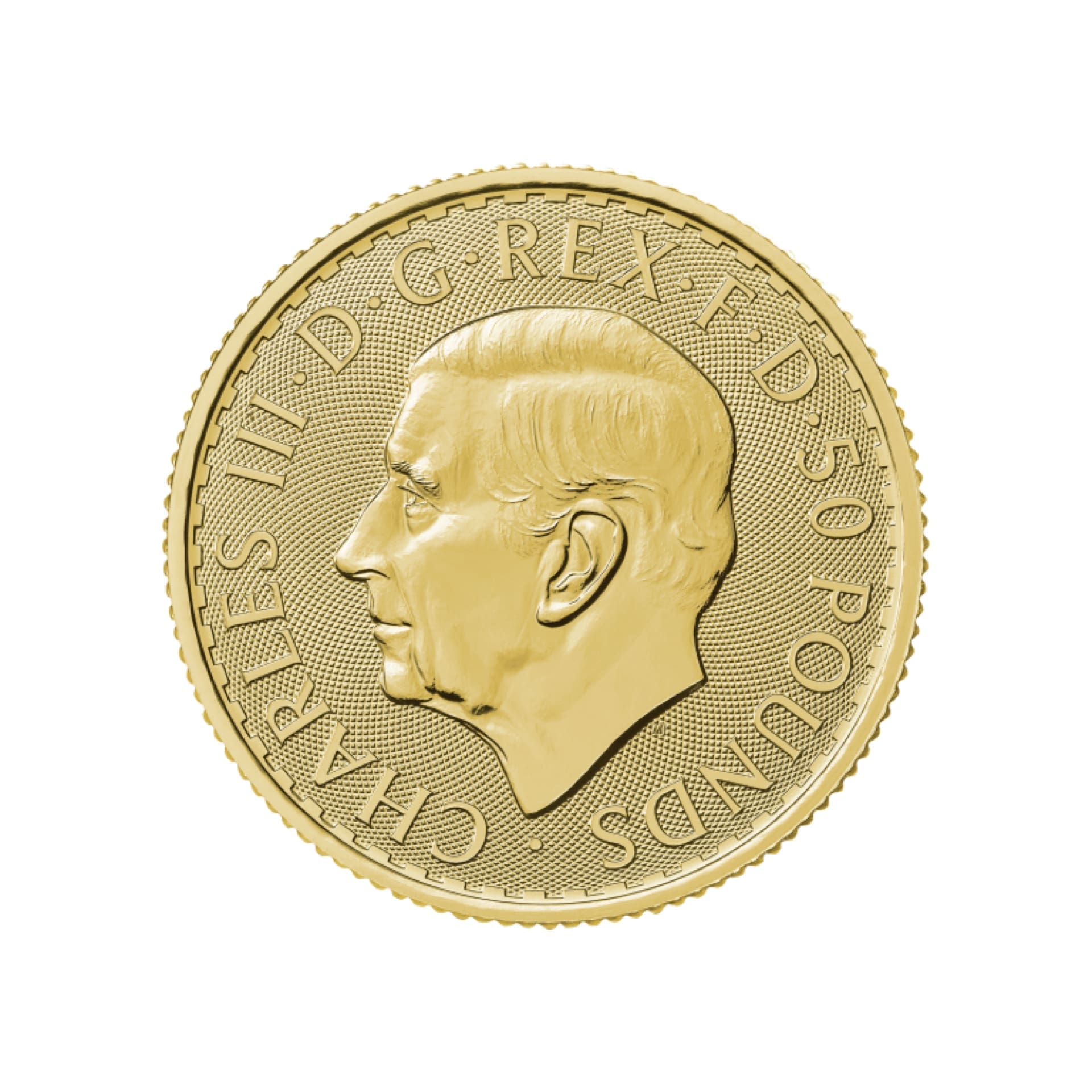 2025 British Gold Britannia King Charles 1/2 oz (BU)