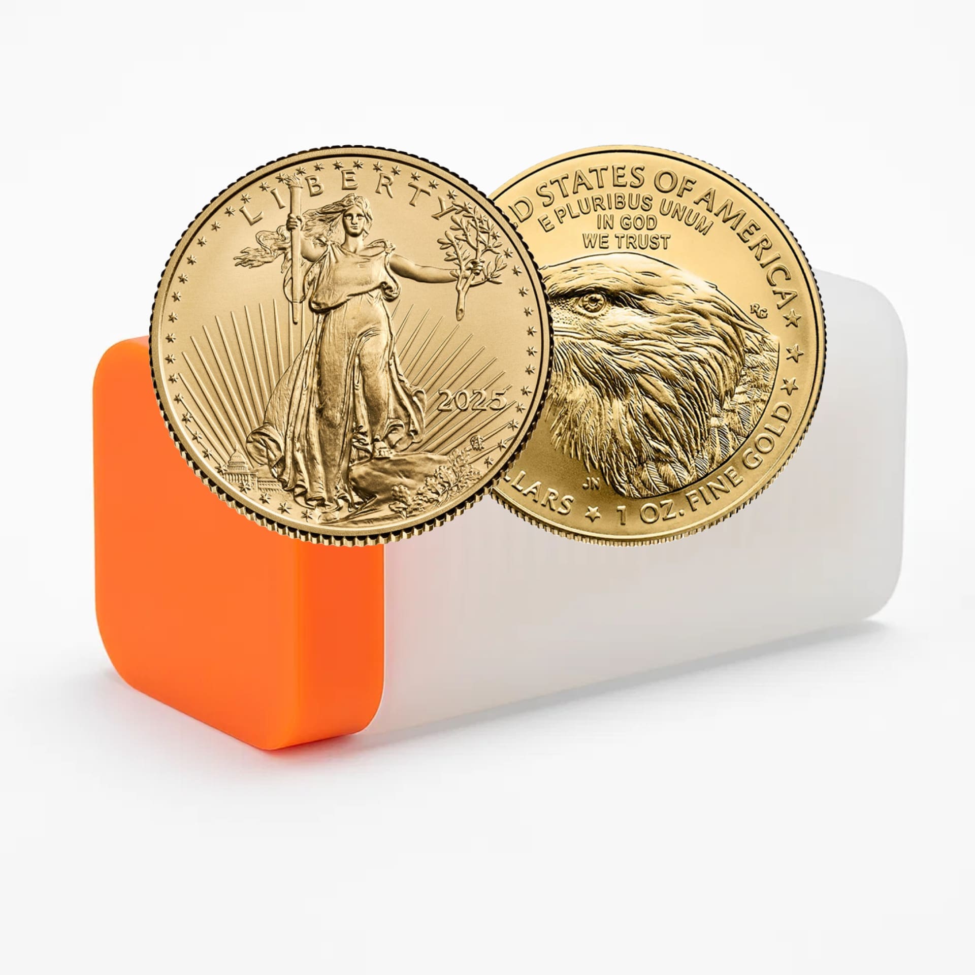 2025 American Gold Eagle - Tube of 20 Coins (BU) - amrarecoin.com