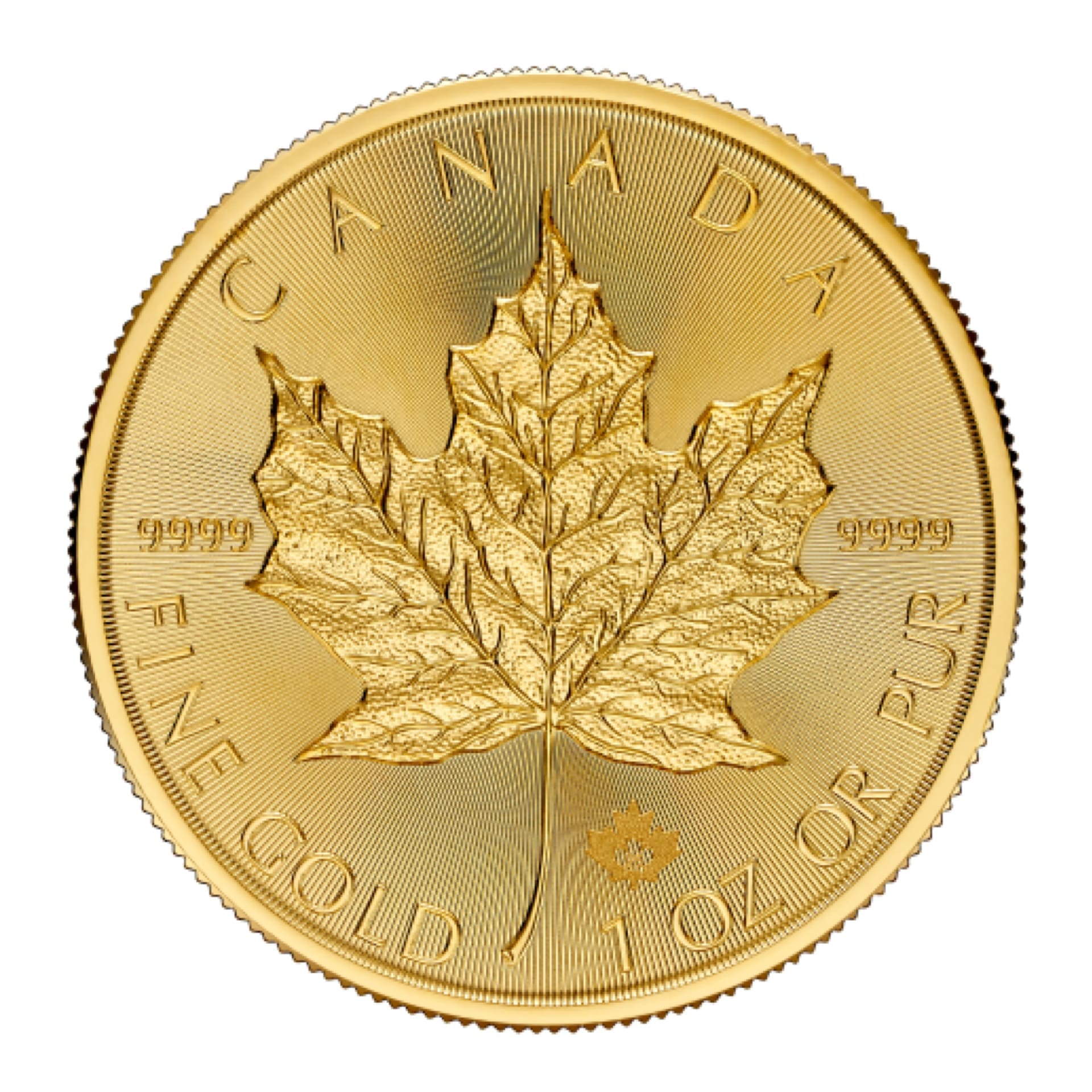2025 Canadian Gold Maple Leaf - Sealed Tube of 10 Coins (BU) - amrarecoin.com