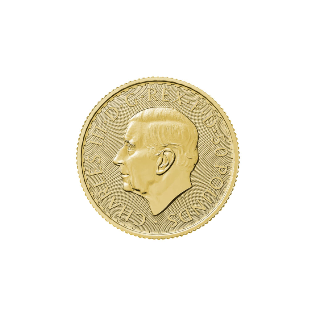 2026 British Gold Britannia King Charles 1/4 oz (BU) - American Rare Coin and Collectibles