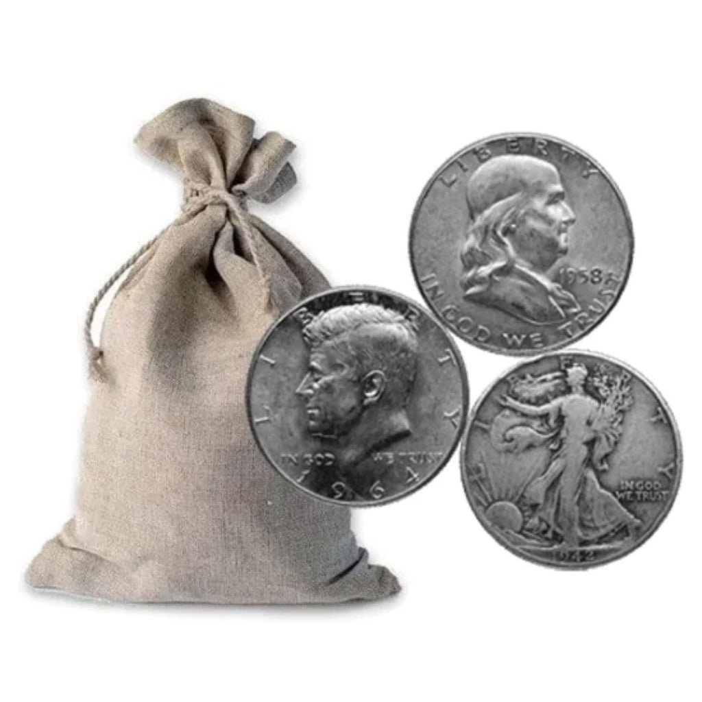 90% Mixed Halves - $25 Face Value - amrarecoin.com