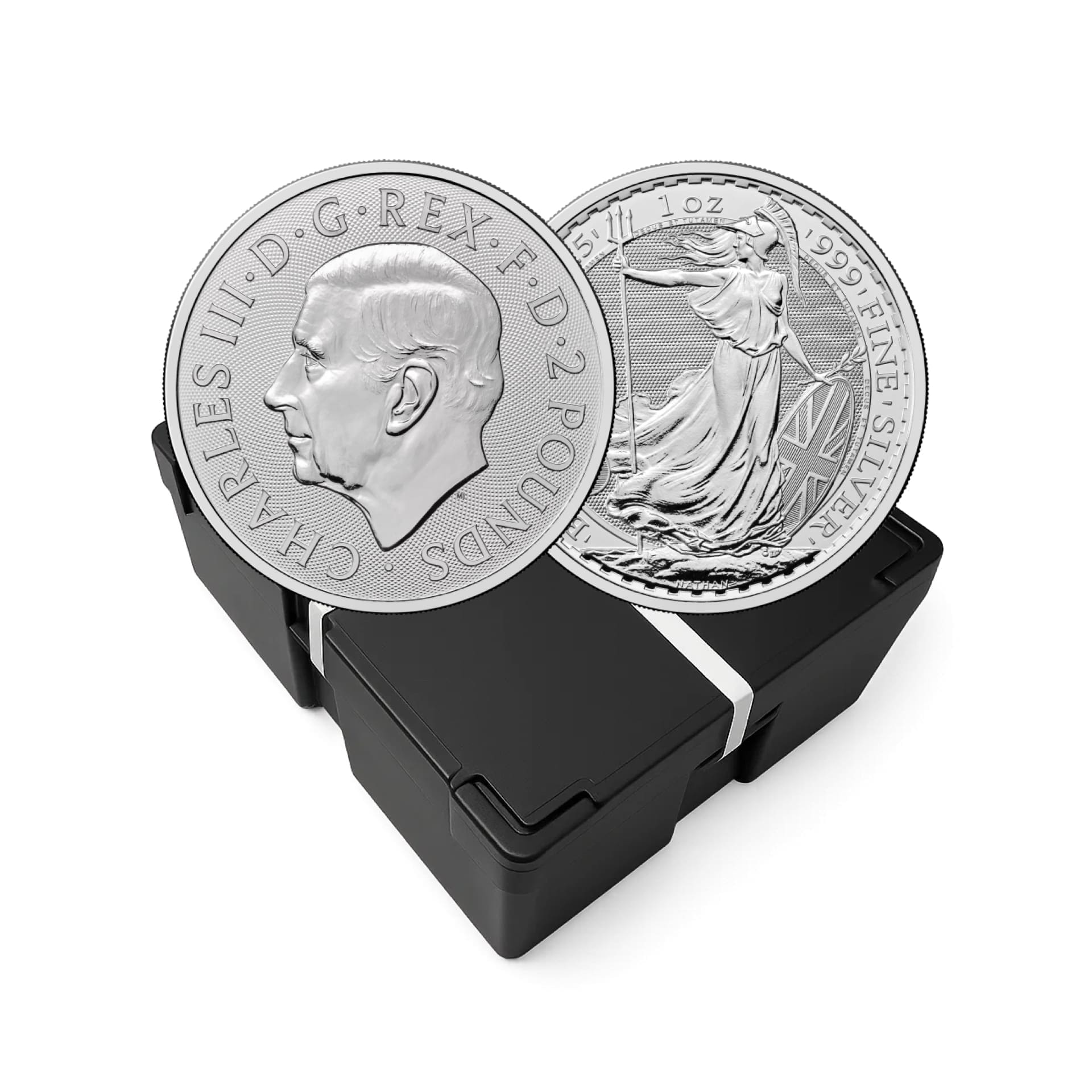 2025 British Silver Britannia 500 Coin King Charles III Monster Box (BU)
