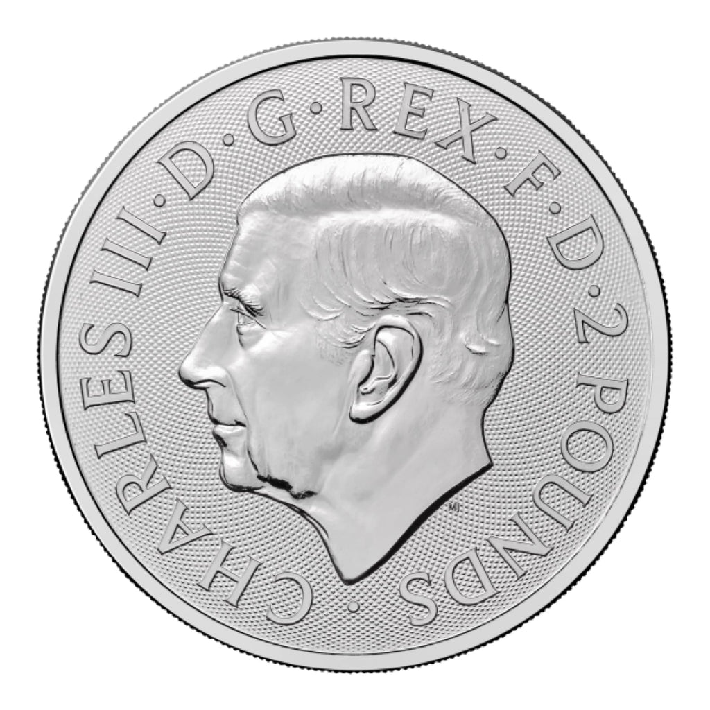 2025 British Silver Britannia 500 Coin King Charles III Monster Box (BU)