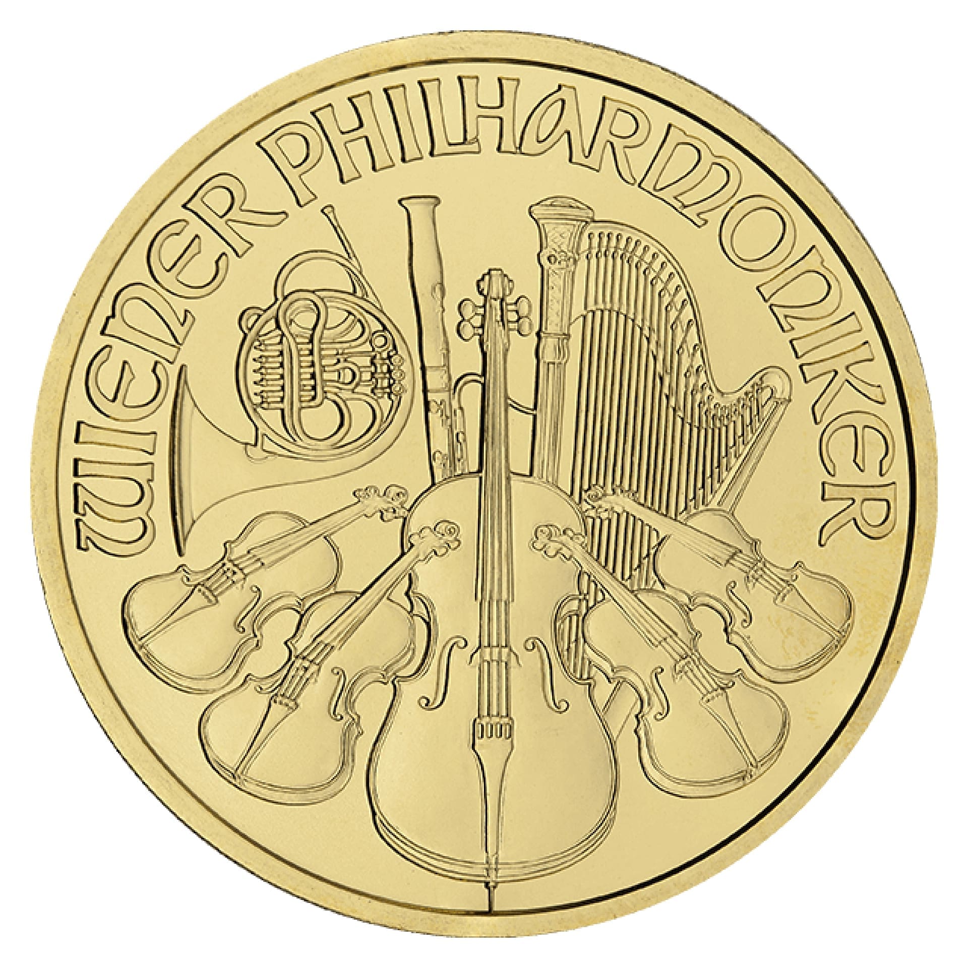 Austrian Gold Philharmonic 1 oz (Varied Year) - amrarecoin.com