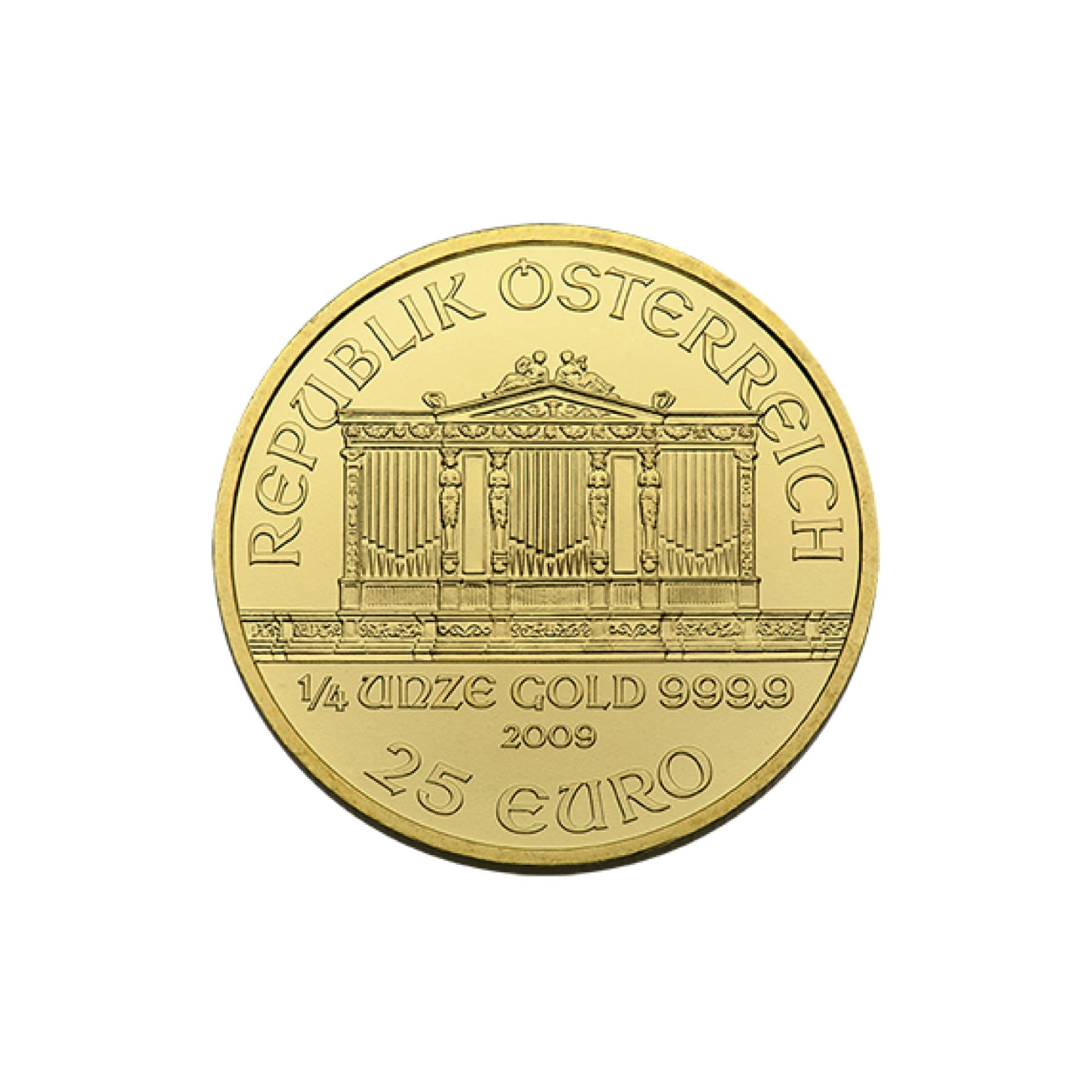 Austrian Gold Philharmonic 1/4 oz Varied Year - amrarecoin.com