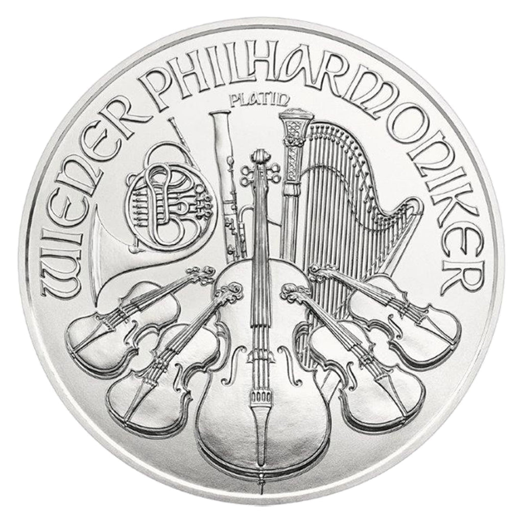 Austrian Platinum Philharmonic 1 oz (Varied Year) - American Rare Coin and Collectibles
