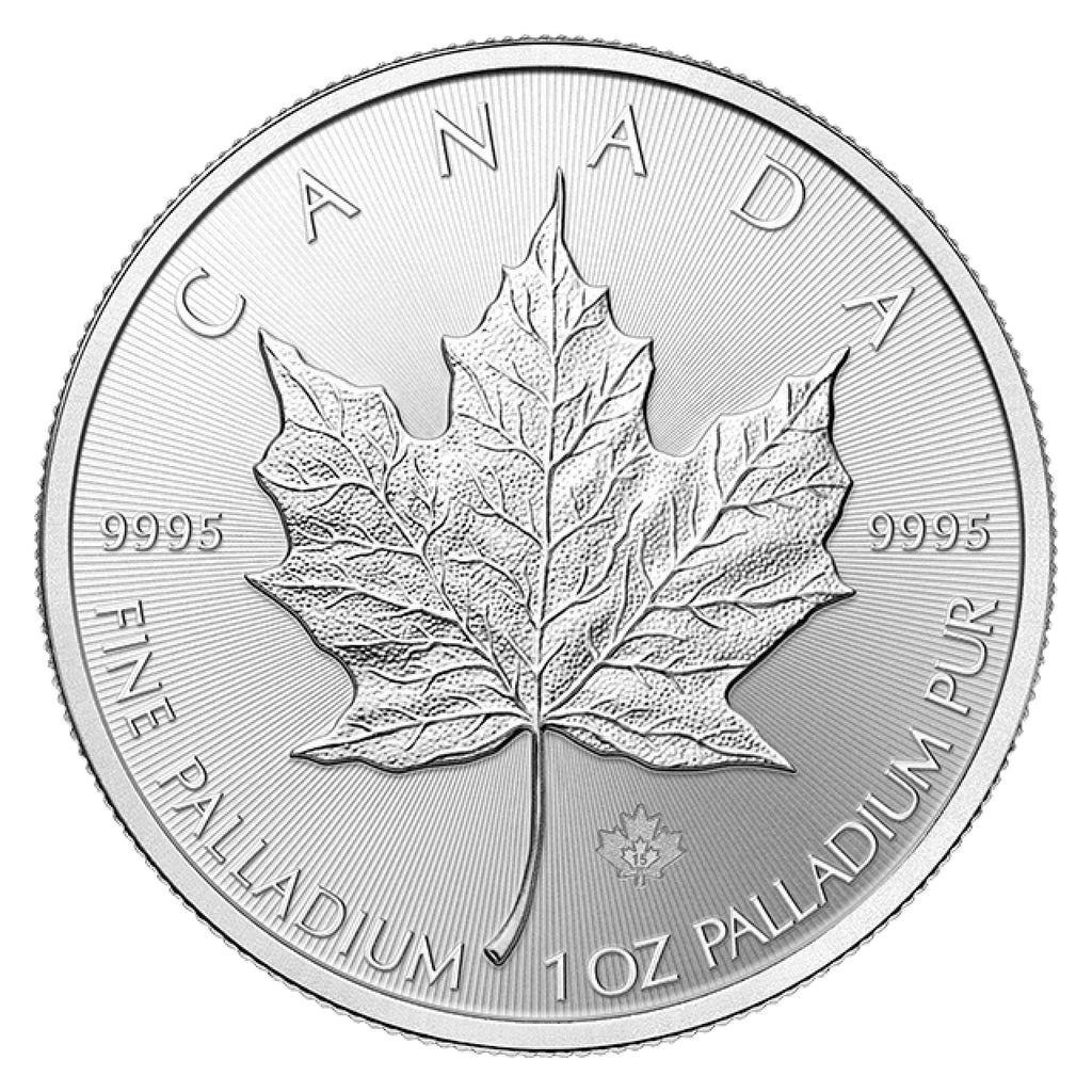 Canadian Palladium Maple Leaf 1 oz (Varied Year) - amrarecoin.com