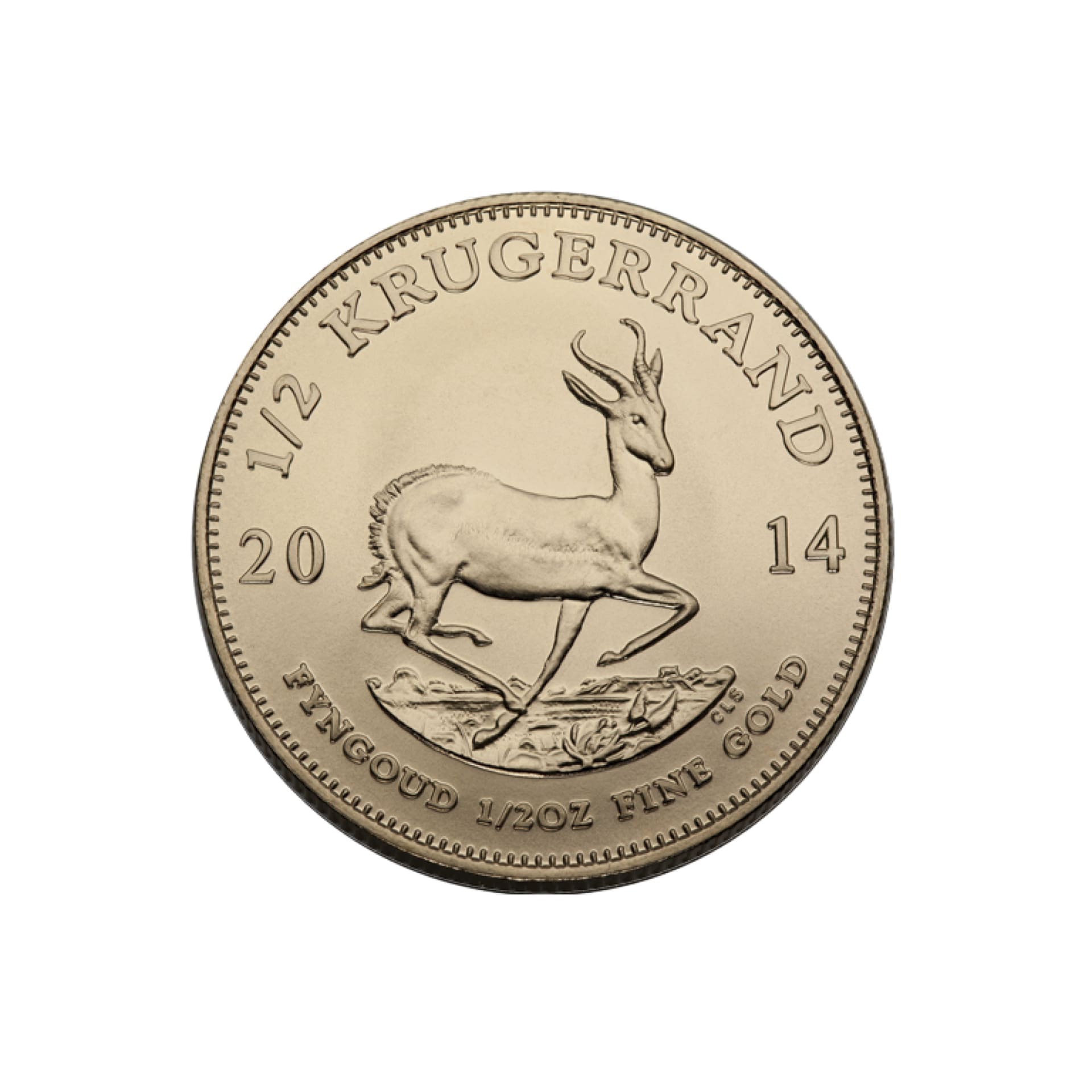 Gold Krugerrand 1/2 oz (Varied Year) - amrarecoin.com