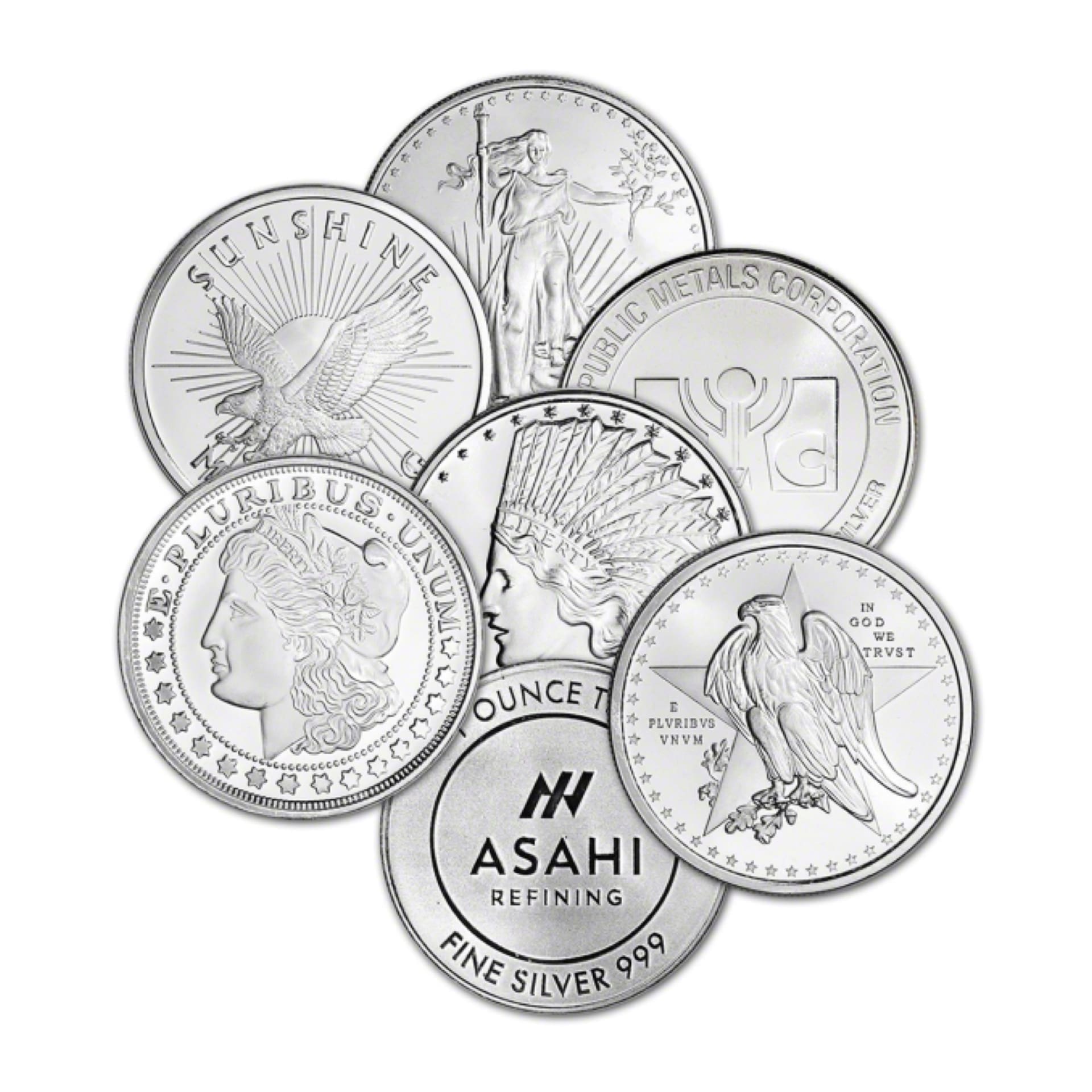 Silver Round Varied Year/Design 1 oz - American Rare Coin and Collectibles