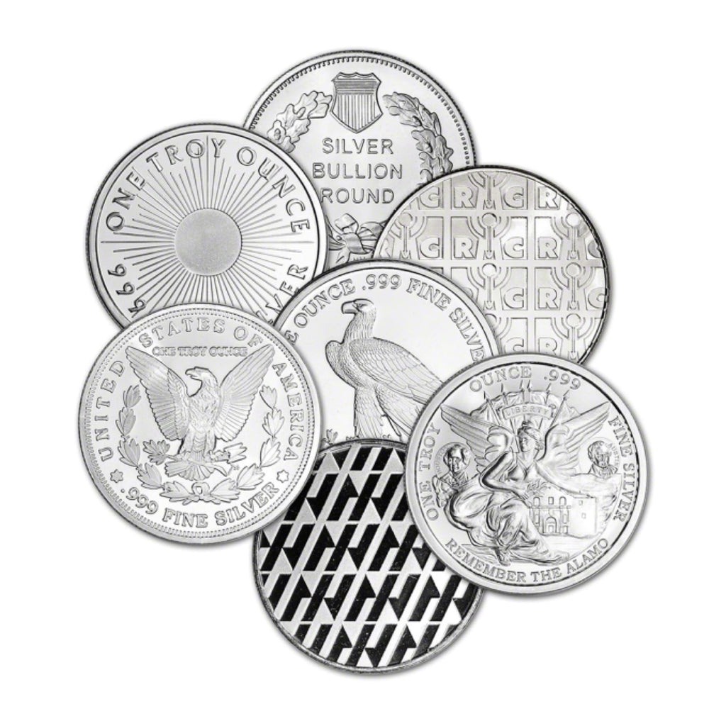 Silver Round Varied Year/Design 1 oz - American Rare Coin and Collectibles