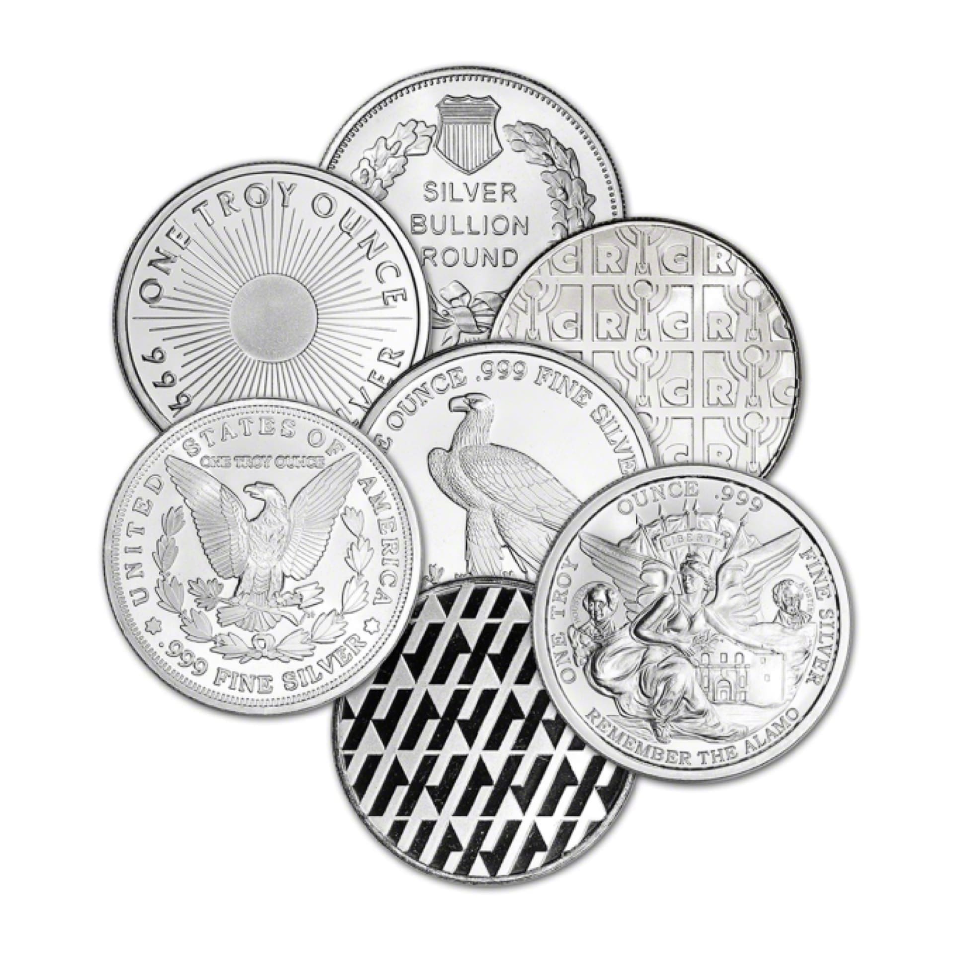 Silver Round Varied Year/Design 1 oz - American Rare Coin and Collectibles