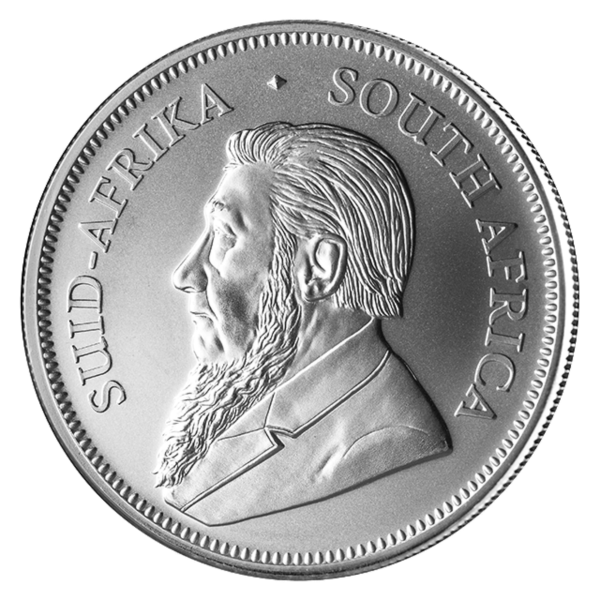South African Silver Krugerrand 1 oz (Varied Year) - amrarecoin.com