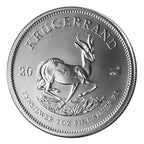 South African Silver Krugerrand 1 oz (Varied Year) - amrarecoin.com