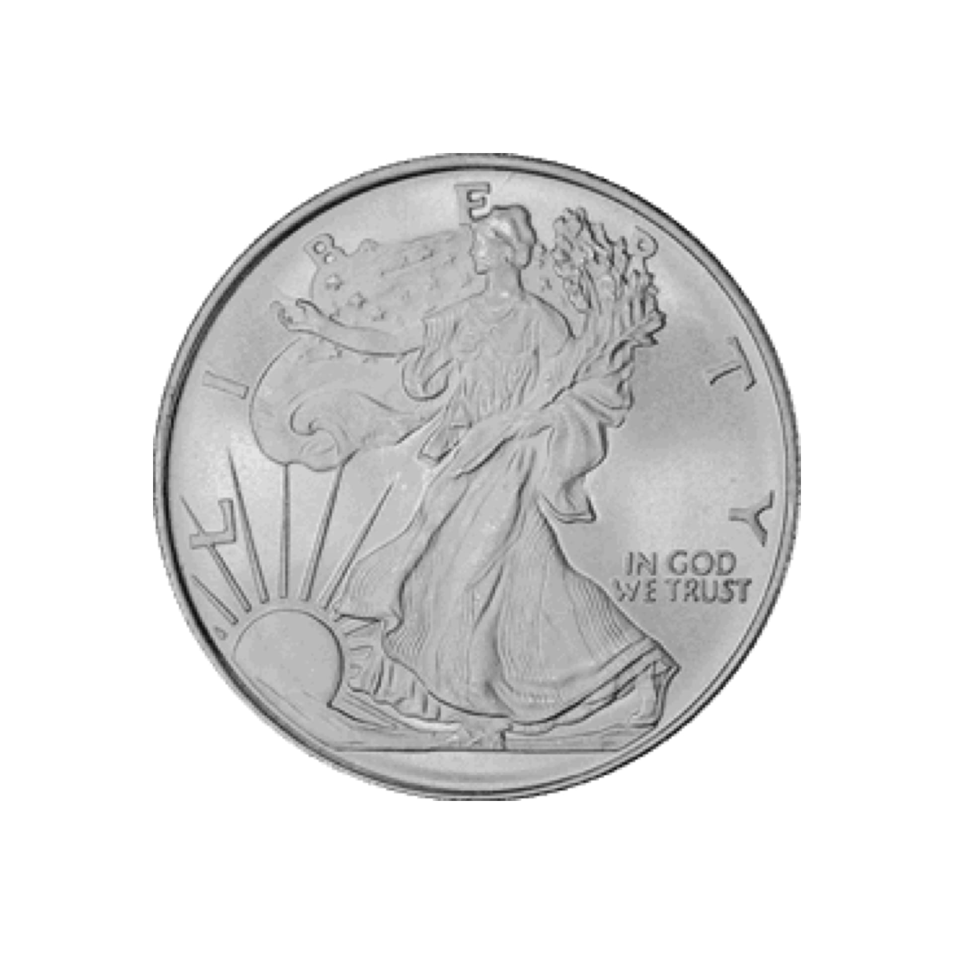 Walking Liberty Silver Round 1/2 oz - amrarecoin.com