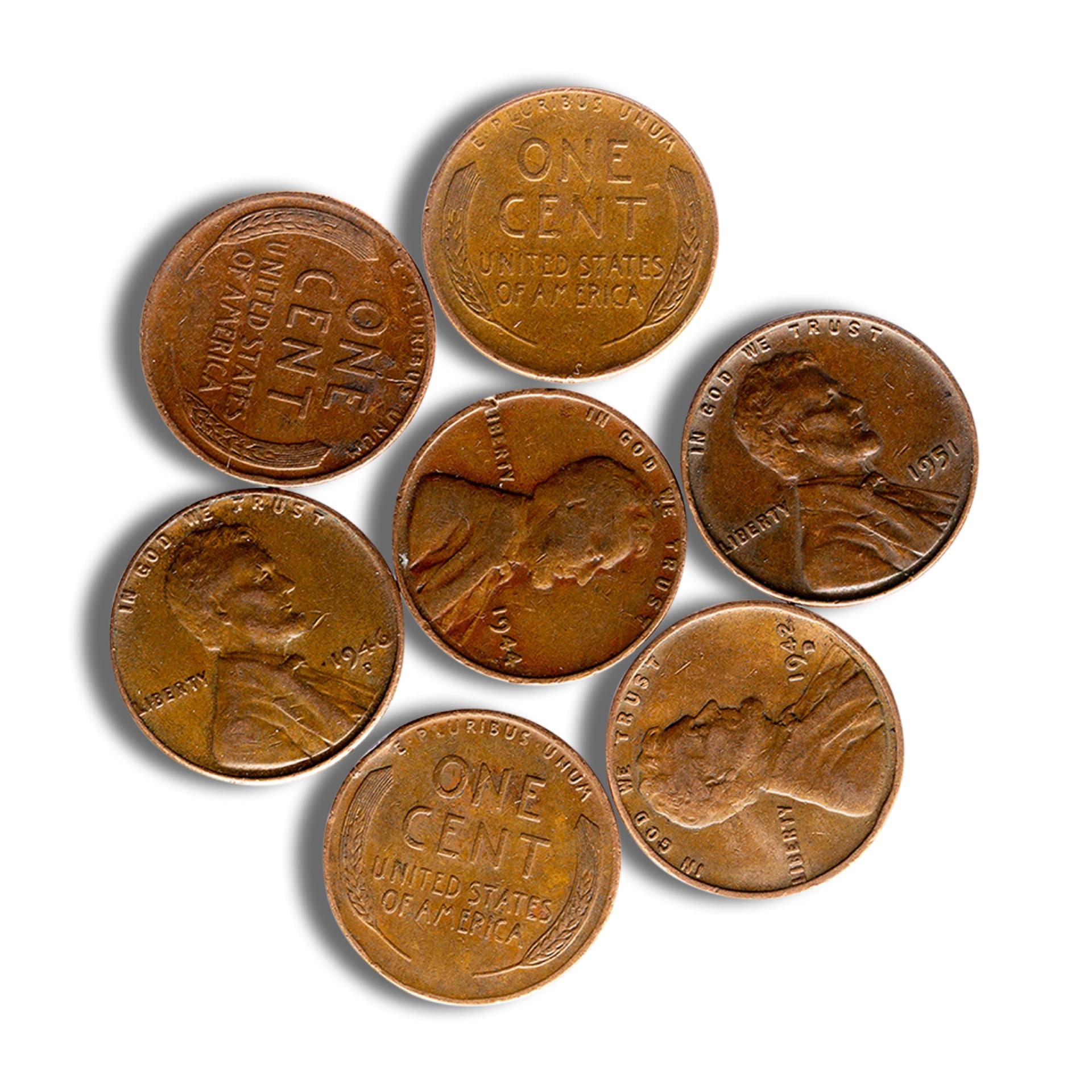 Wheat Cents - Random (500 Count Bag) - amrarecoin.com